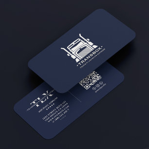 貨物引越し業者貨物物流海軍モダン 名刺