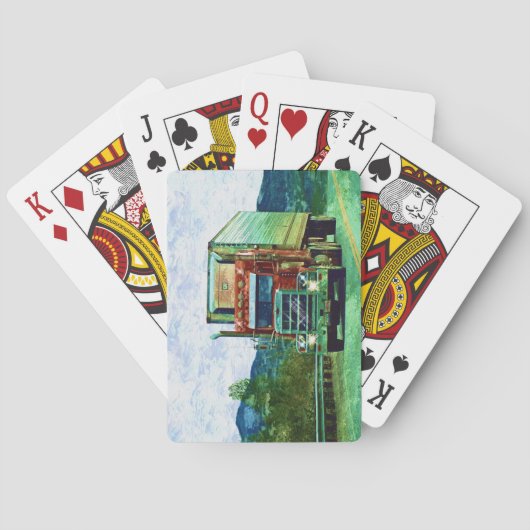 貨物自動車の大きい装備のトラック運転手のトランプ トランプ (裏面)