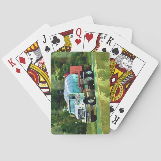 貨物自動車の大きい装備のトラック運転手のトランプ トランプ (裏面)