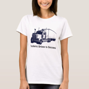 貨物自動車及び貨物トラックの運転手の陽性のワイシャツ Tシャツ