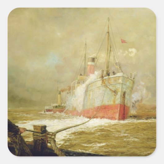 貨物船のドッキング スクエアシール (正面)