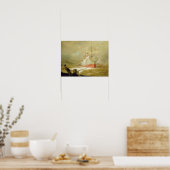 貨物船のドッキング ポスター (キッチン)