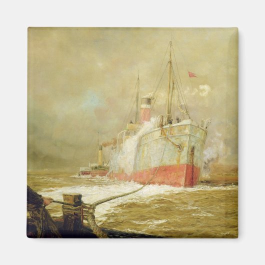 貨物船のドッキング マグネット (正面)