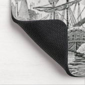 貨物船のローディングの石炭 マウスパッド (コーナー)