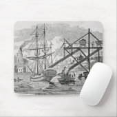 貨物船のローディングの石炭 マウスパッド (マウス)