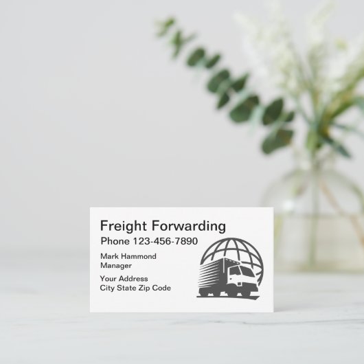 貨物船積み 名刺 (スタンド正面)