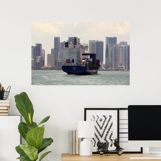 貨物船 ポスター (ホームオフィス)