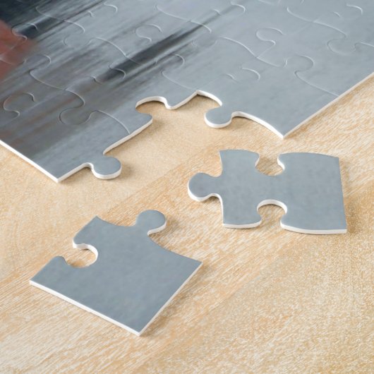 貨物貨物船の背景 ジグソーパズル (側面)