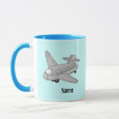 貨物輸送機 マグカップ (左)