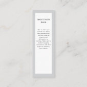 販促作家ブックの起動ブックマーク スキニー名刺 (裏面)