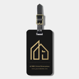 販促品モダン実在不動産 ラゲッジタグ
