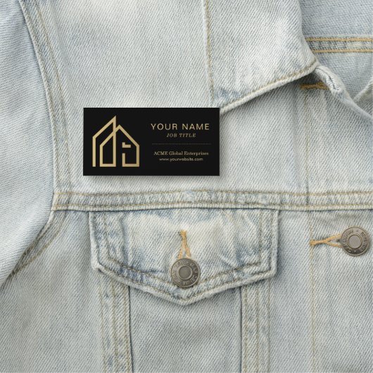 販促品モダン実在不動産 名札 (インサイチュ)