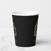 販促品モダン実在不動産 紙コップ (左)