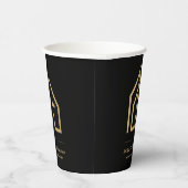 販促品モダン実在不動産 紙コップ (右)