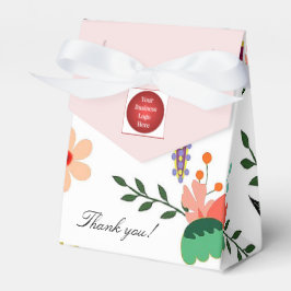 販促用ビジネステント リボン付きギフトボックス付き フェイバーボックス