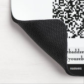 販促用QRコードマウスパッド HAMByWG マウスパッド (コーナー)
