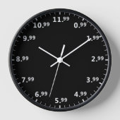 販売おもしろい価格ウォールクロック – ストア所有者クロック 壁時計 (正面)