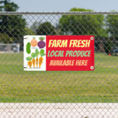 販売おもしろい漫画のかわいい野菜プロデュース 横断幕 (インサイチュ)