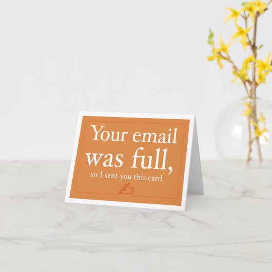 販売および探鉱カード-あなたの電子メールは完全でした カード (黄色い花)