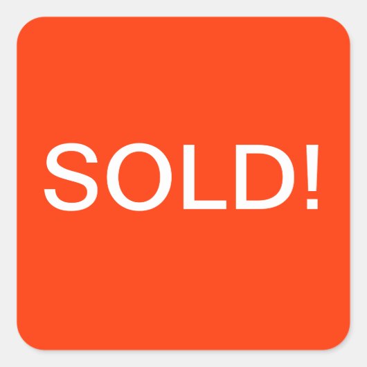 販売されたステッカー スクエアシール (正面)