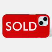 販売された赤いサインApple iPhoneのケースカバー Case-Mate iPhoneケース (裏面 (横))