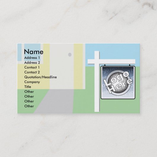 販売される-ビジネス 名刺 (正面)