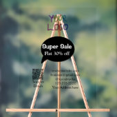 販売すごい業割引スキャンQRコード詳細 アクリルサイン (ニュートラル)