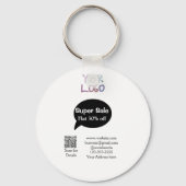 販売すごい業割引スキャンQRコード詳細 キーホルダー (裏面)