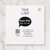 販売すごい業割引スキャンQRコード詳細 フェイバータグ (裏面)