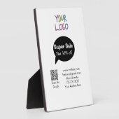 販売すごい業割引スキャンQRコード詳細 フォトプラーク (側面)