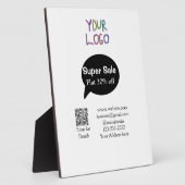 販売すごい業割引スキャンQRコード詳細 フォトプラーク (側面)