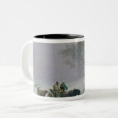 販売するべき冷ややかな道 ツートーンマグカップ (正面左)