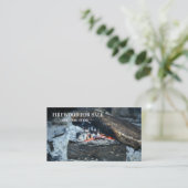 販売する薪 名刺 (スタンド正面)