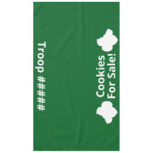 販売と部隊のテーブルクロスのためのCookieのスカウティング テーブルクロス (正面)