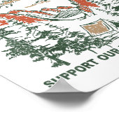 販売のために国立公園は私たちの公園をサポート&アンプ ポスター (角)