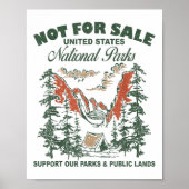 販売のために国立公園は私たちの公園をサポート&アンプ ポスター (正面)