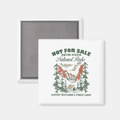 販売のために国立公園は私たちの公園をサポート&アンプ マグネット (正面/裏面)