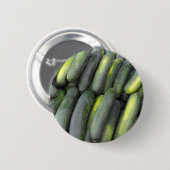 販売のためのきゅうりの多く 缶バッジ (正面&裏面)