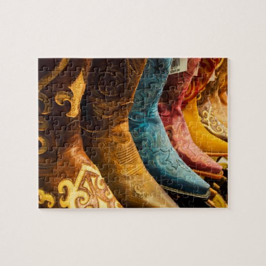 販売のためのカウボーイ・ブーツ、アリゾナ ジグソーパズル (横)