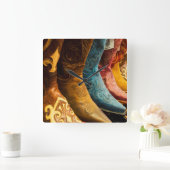 販売のためのカウボーイ・ブーツ、アリゾナ スクエア壁時計 (ホーム)