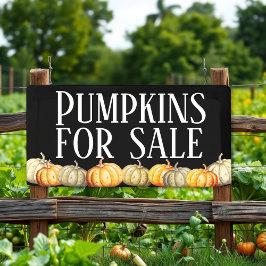 販売のためのカボチャ広告バナー 横断幕