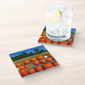 販売のためのカボチャGlass Coaster ガラスコースター (アングル)
