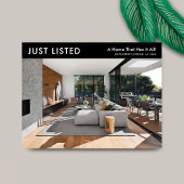 販売のためのリストされたミニマル財産マーケティング ポストカード