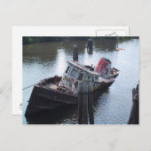 販売のための使用されたボート-郵便はがき ポストカード (正面/裏面)