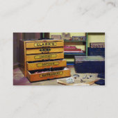 販売のための刺繍の糸 名刺 (裏面)