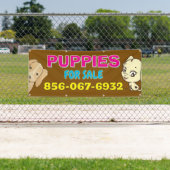 販売のための子犬のカスタムバナー 横断幕 (インサイチュ)