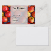 販売のための新しく赤い光沢があるりんご 名刺 (正面/裏面)