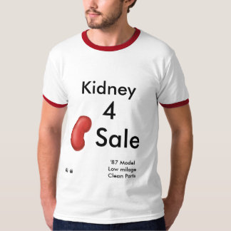 販売のための腎臓 Tシャツ