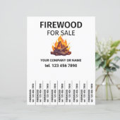 販売のための薪フライヤーの切り取りストリップ (スタンド正面)