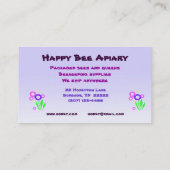 販売のための蜂 名刺 (裏面)